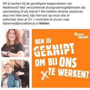 Kom jij ons team versterken bij Brainwash Spijkenisse Akkerhof!! ‍️‍️